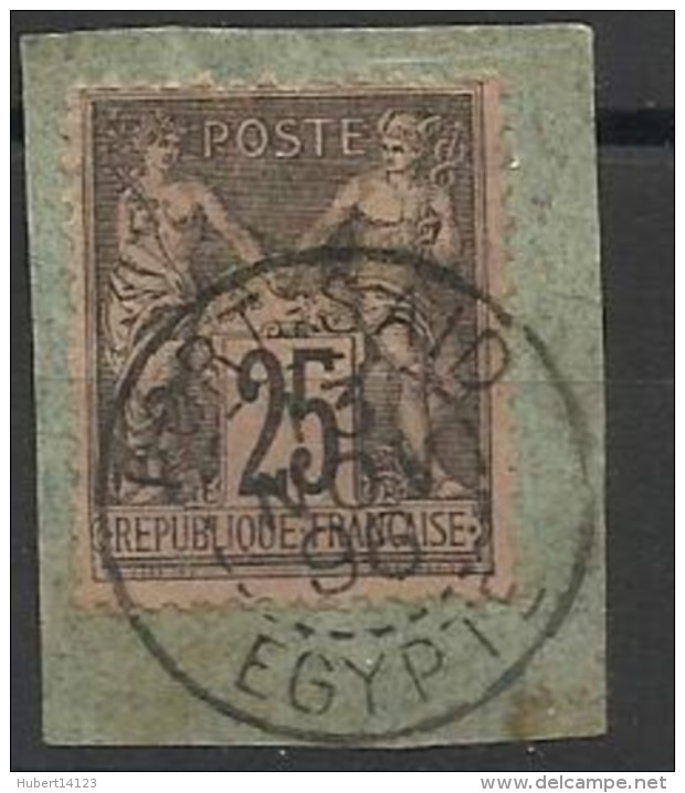 Timbre De France Avec Oblitération De Port Said EGYPTE 1896 - Other & Unclassified