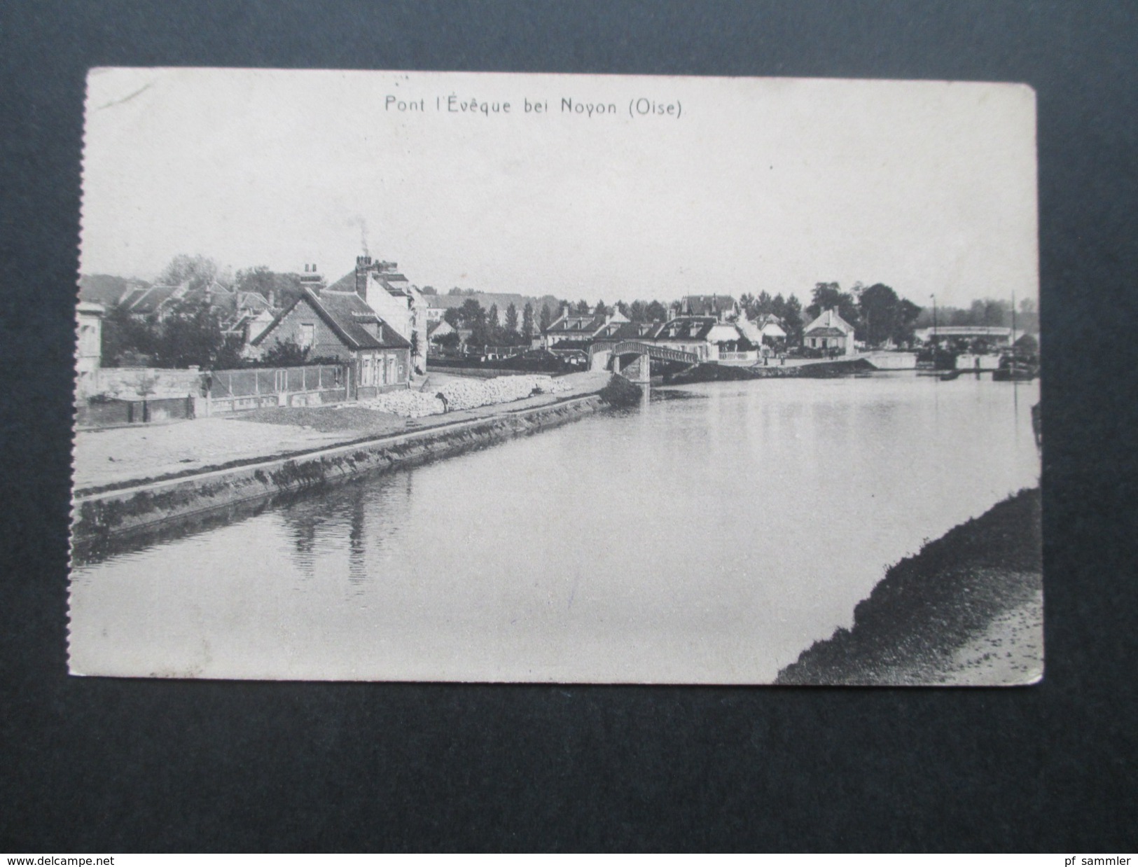 AK 1. WK 1915 Pont L'Eveque Bei Noyon (Oise) B.S. Fußartl. Mun. Kol. 244. Frankreich Feldzug - Noyon