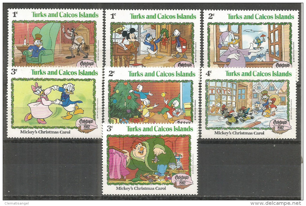 355w * TURKS UND CAICOS INSELN * VERSCHIEDENE COMIC FIGUREN * POSTFRISCH ** !! - Turks And Caicos