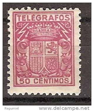 España Telégrafos 072 ** Escudo. 1932 - Telegramas