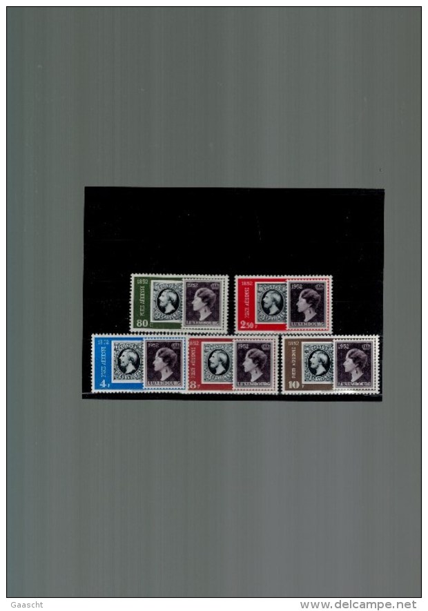 Luxembourg Série Poste Aerienne De 1952 Centilux Neuve Sans Charniere Prifix 100.- EUR - Nuevos