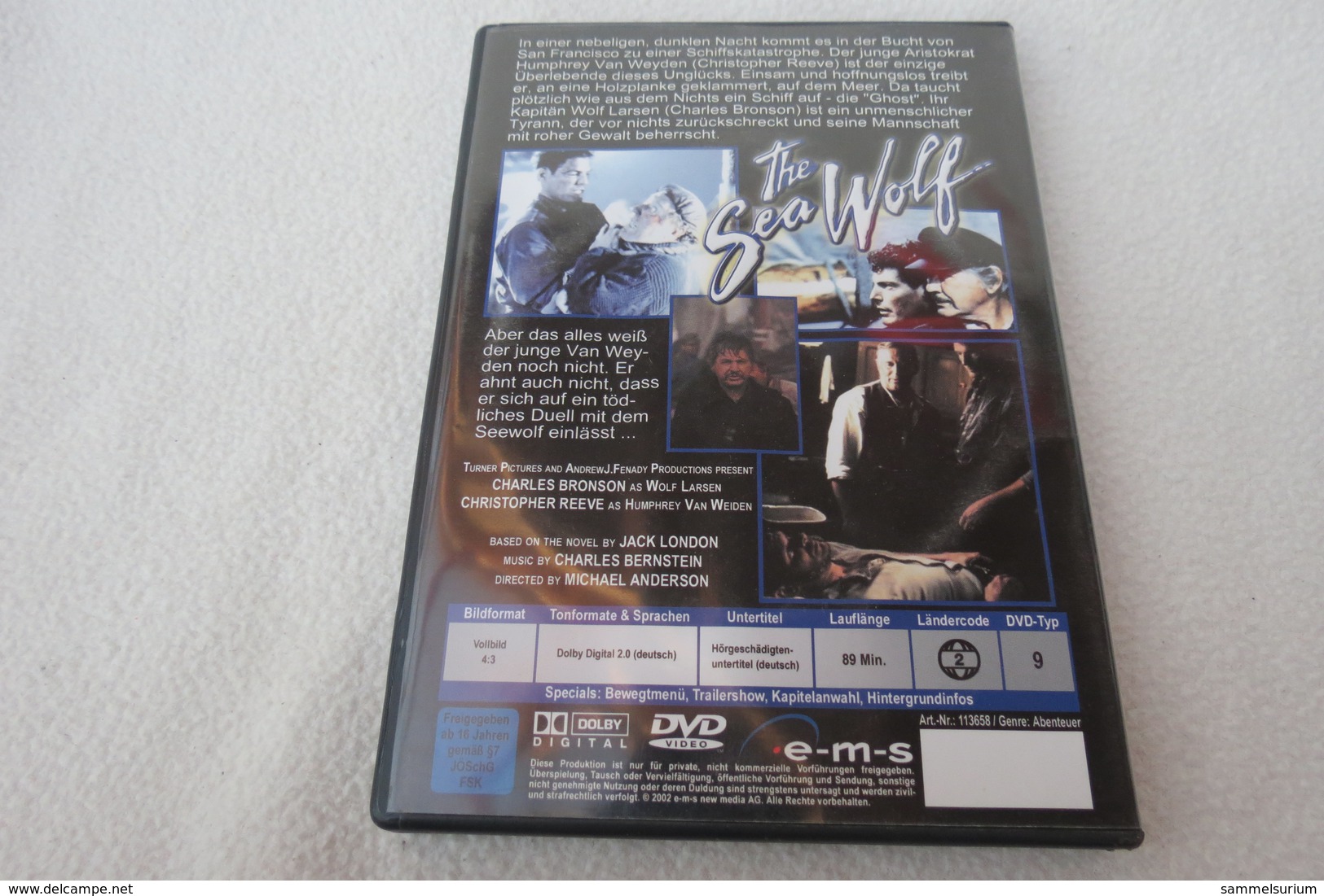 DVD "The Sea Wolf" Ein Mann, Hart Und Rauh Wie Die See, Charles Bronson, Christopher Reeve - Music On DVD