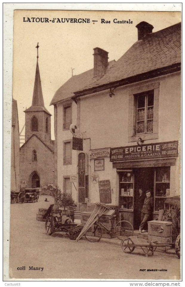 LATOUR-d´AUVERGNE  Rue Centrale - Autres & Non Classés