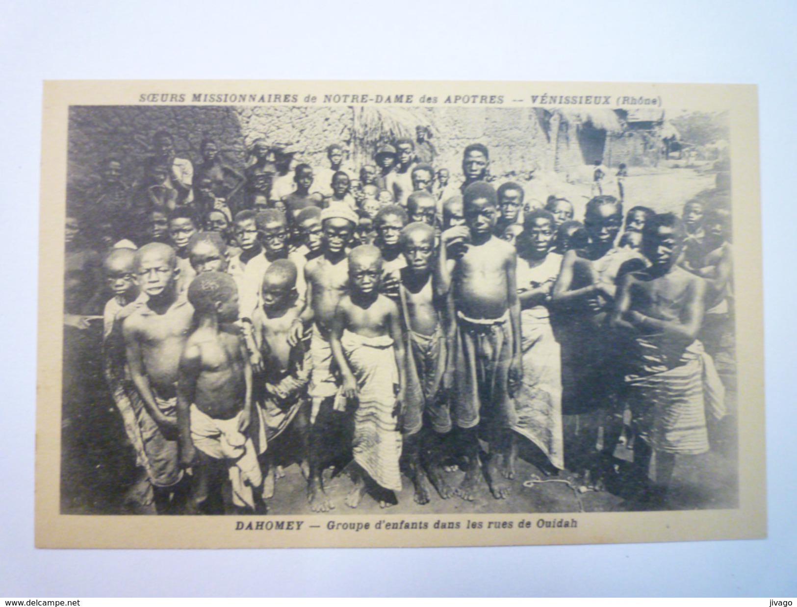 DAHOMEY  :  Groupe D'enfants Dans Les Rues De OUIDAH   - Benin