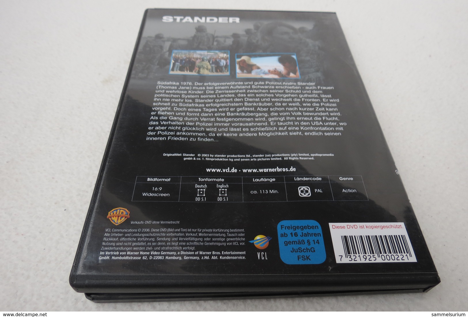 DVD "Stander" Ein Guter Cop, Ein Guter Bankräuber - Music On DVD