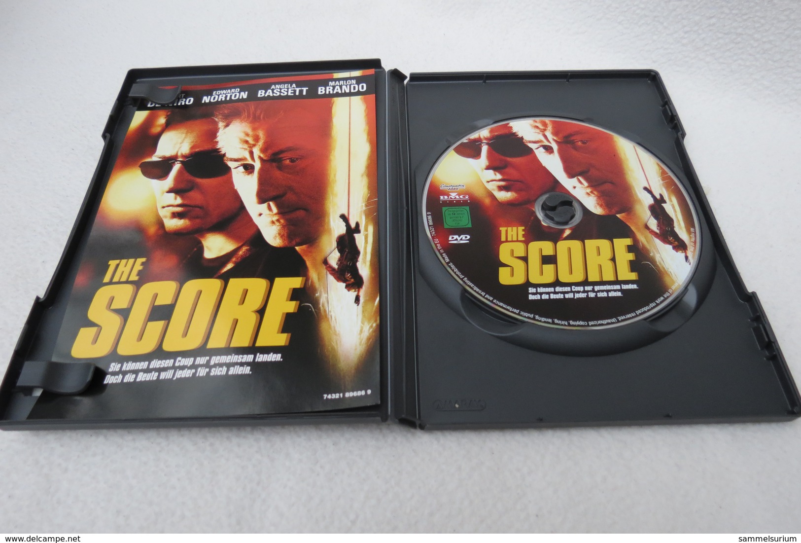DVD "The Score" Robert De Niro, Edward Norton, Angela Bassett, Marlon Brando - Music On DVD