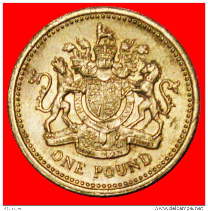 § COAT OF ARMS: GREAT BRITAIN &#9733; 1 POUND 1983 MINT LUSTER! LOW START &#9733; NO RESERVE! - 1 Pond