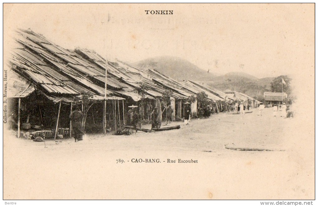 TONKIN - Cao-Bang - Rue Escourbet - Viêt-Nam