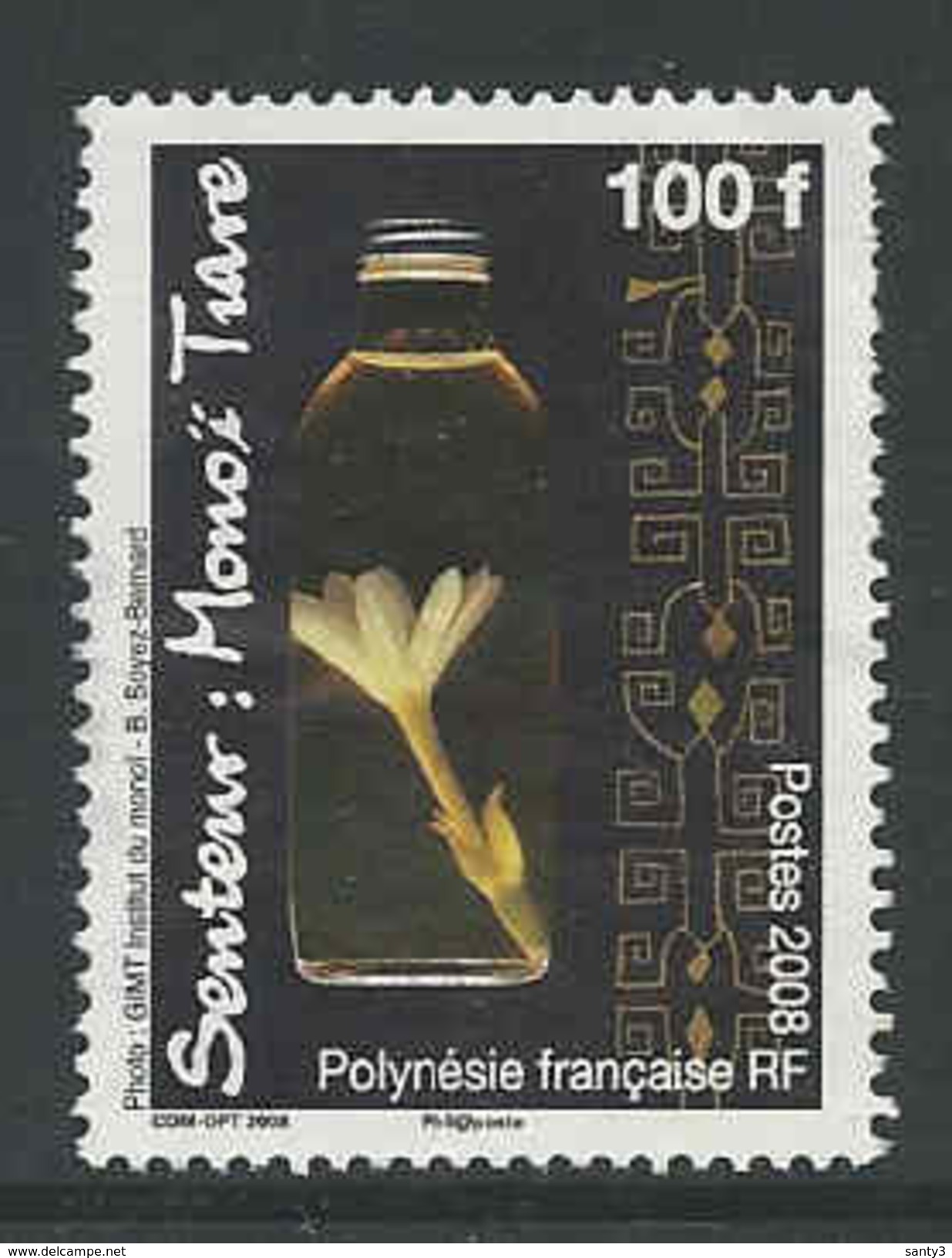 Polynesie, Yv 843 Jaar 2008, Gestempeld, Zie Scan - Used Stamps