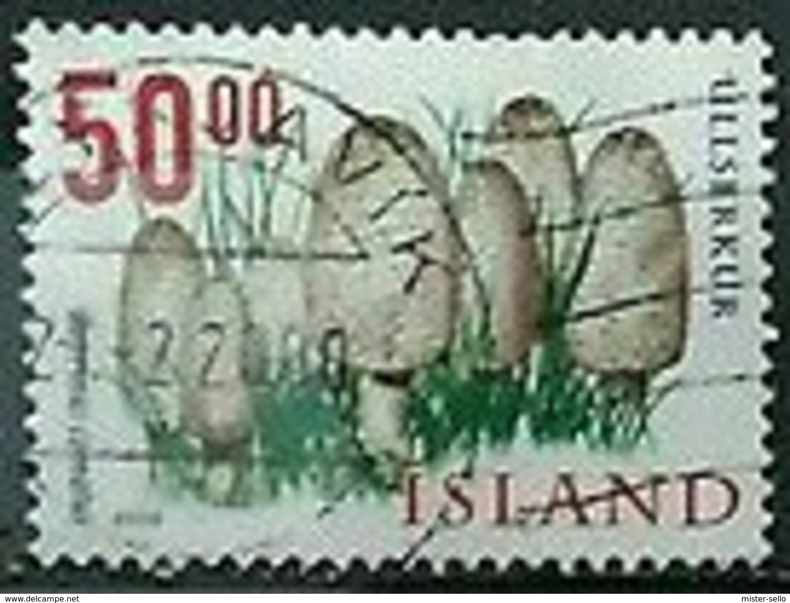 ISLANDIA 2000 Setas Comestibles. C. USADO - USED. - Used Stamps