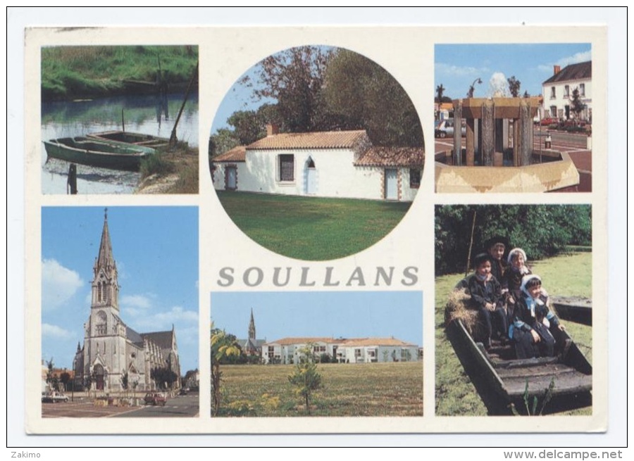 85-SOULLANS--RESIDENCE LES  CHATAIGNIERS  -RECTO/VERSO--C64 - Soullans