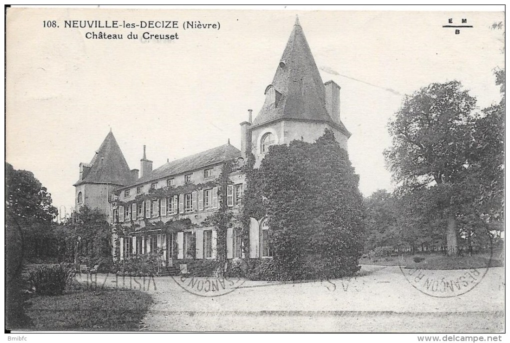 NEUVILLE Les DECIZE : Château Du Creuset - Sonstige & Ohne Zuordnung