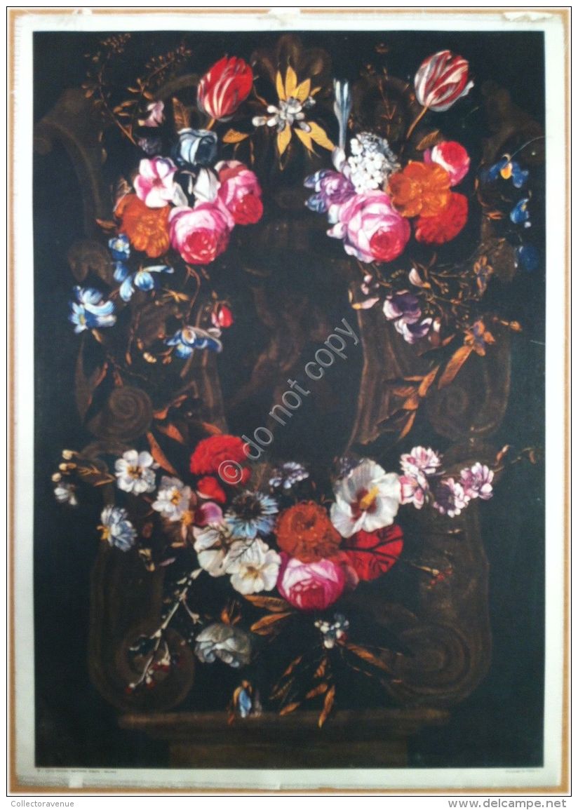 Edizioni Beatrice D'Este N.1279 -  Fiori - Flowers - Stampa Su Seta - Print Silk - Stampe & Incisioni