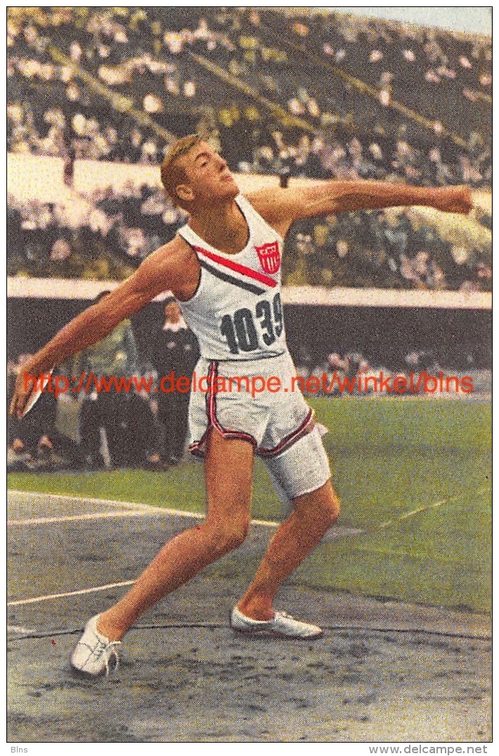 Bob Mathias Olympisch Kampioen Tienkampen 1948 En 1952 - Athlétisme