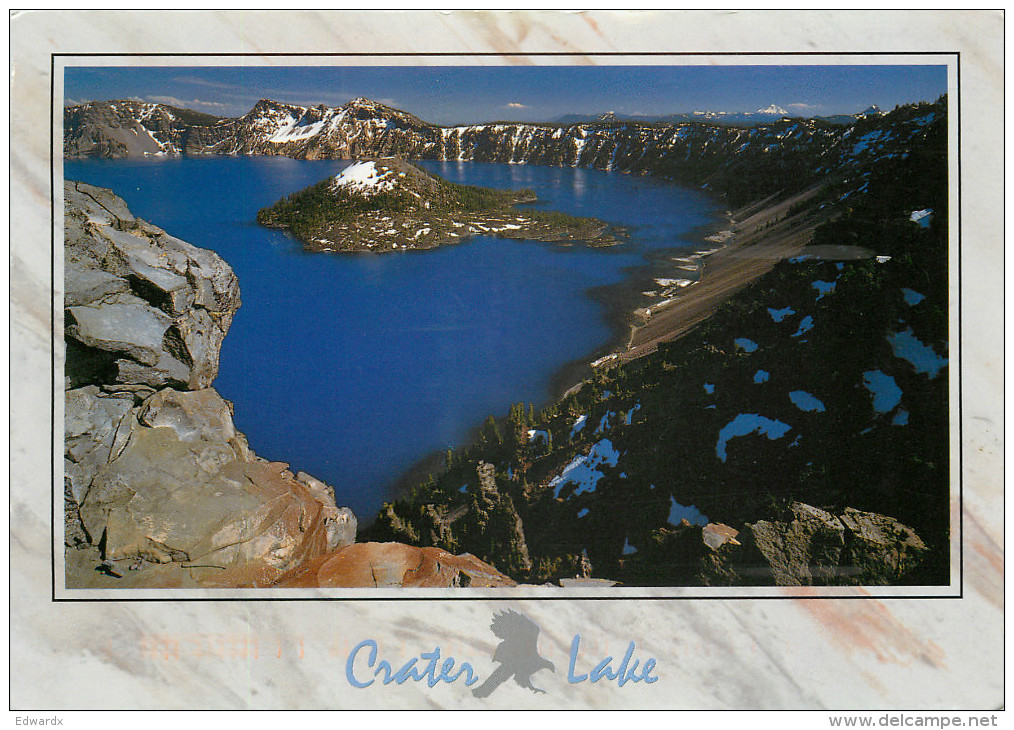 Crater Lake, Oregon, United States US Postcard Posted 2000 Stamp - Autres & Non Classés