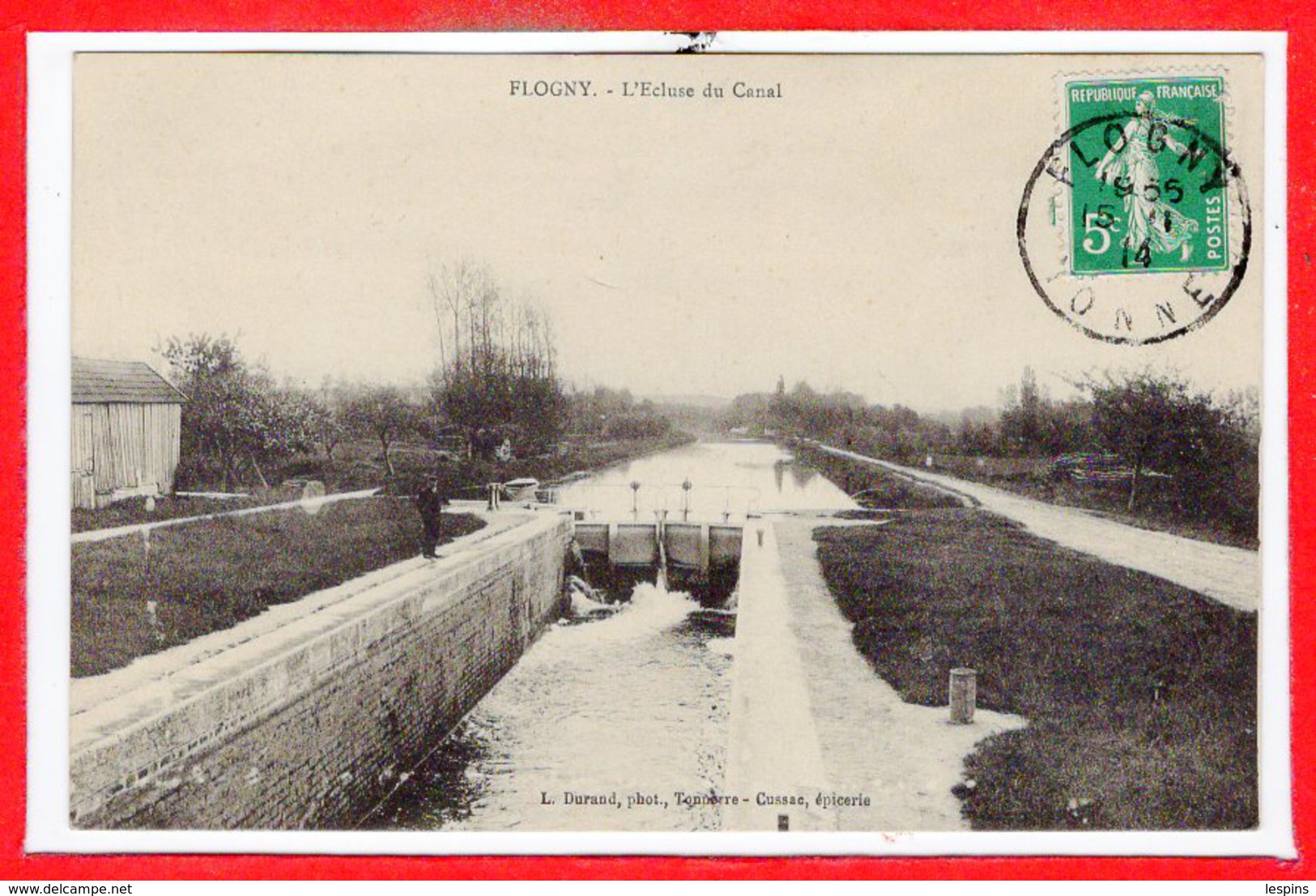 89 - FLOGNY -- L'Ecluse Du Canal - Flogny La Chapelle