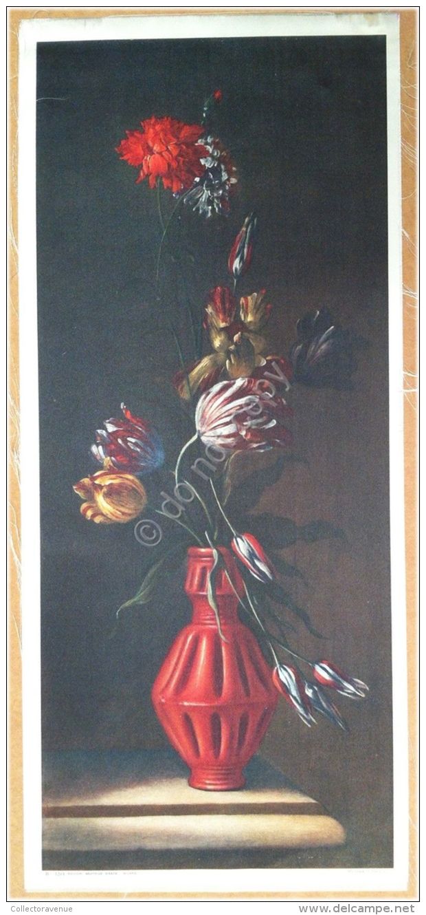 Edizioni Beatrice D'Este N.1284 - Vaso Con Fiori - Stampa Su Seta - Print Silk - Stampe & Incisioni
