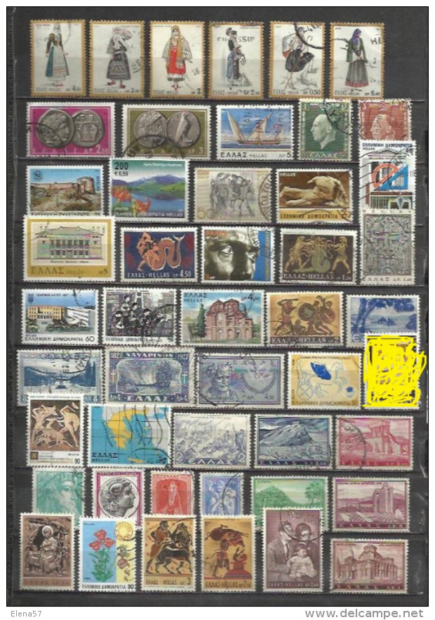 Q583-LOTE SELLOS GRECIA SIN TASAR,SIN REPETIDOS,ESCASOS. -GREECE STAMPS LOT WITHOUT PRICING WITHOUT REPEATED. -GRIECHEN - Collections