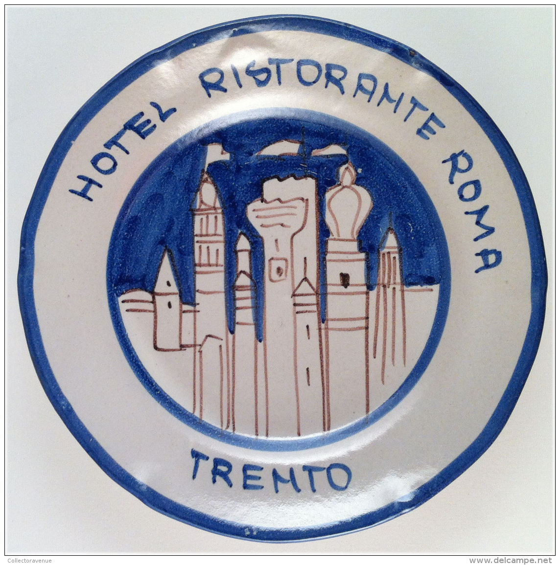 Piatto Buon Ricordo - Trento - Roma - Magretto Di Manzo - 4E 1970/73 - Obj. 'Souvenir De'