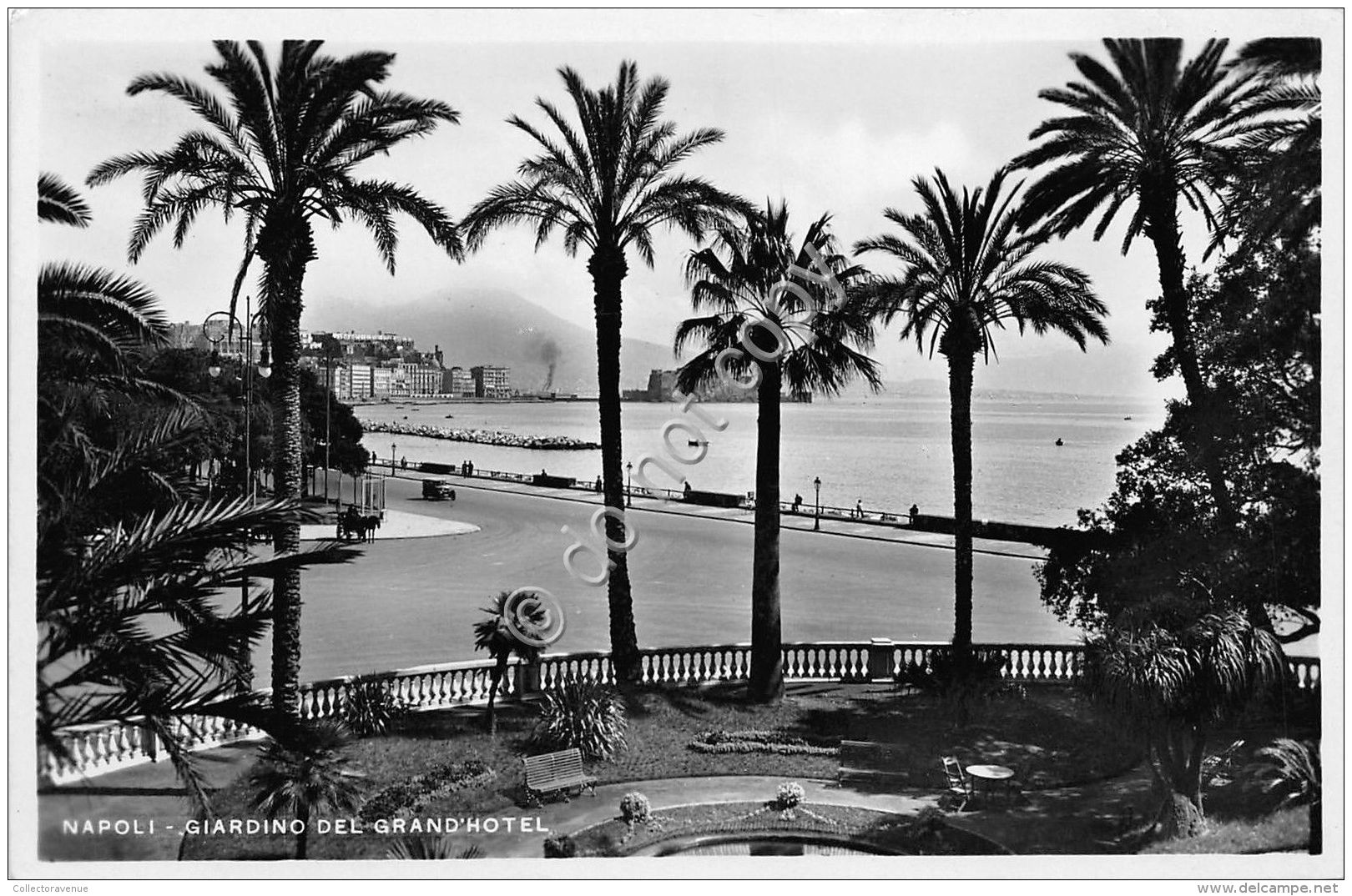 Cartolina - Postcard - Napoli -  Giardino Del Grand' Hotel - 1936 - Altri & Non Classificati