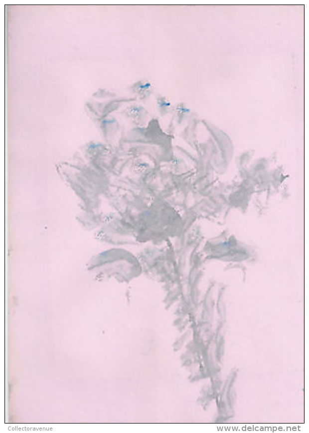 Acquerello - Watercolour - Fiori Con Boccioli - 1987 - Altri & Non Classificati