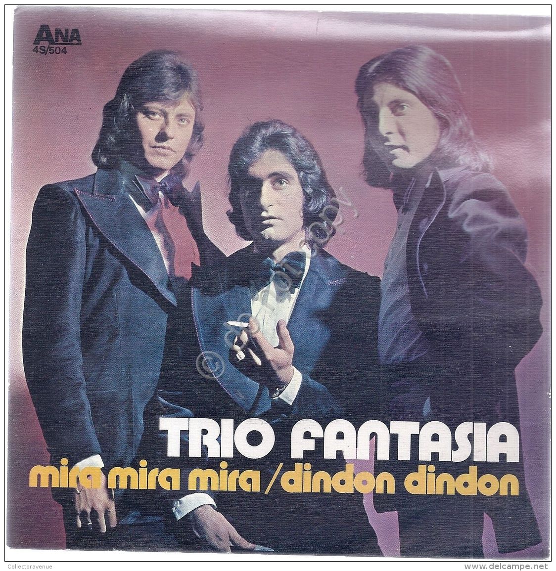 Disco 7" 45 Giri - Trio Fantasia - Mira Mira Mira - Dindon Dindon - Con Dedica - Altri & Non Classificati