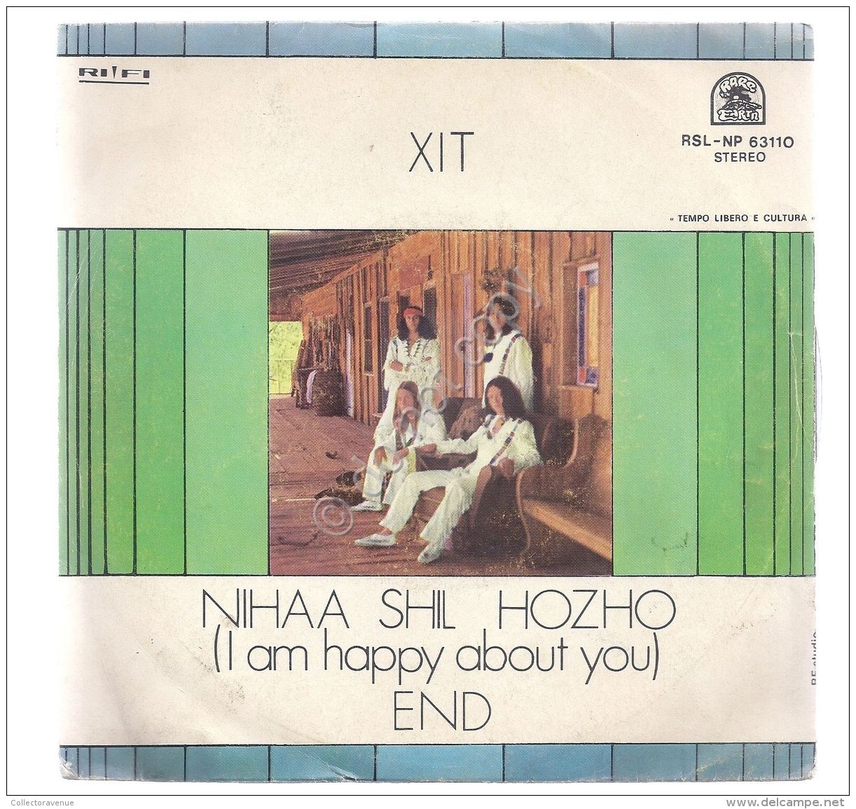 Disco 7" 45 Giri - Xit - Nihaa Shil Hozho (I Am Happy About You)  / End - EX+ - Altri & Non Classificati