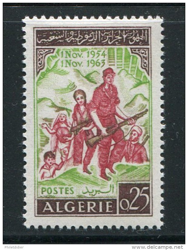 Algérie Y&T N°382 Neuf Sans Charnière ** - Algeria (1962-...)