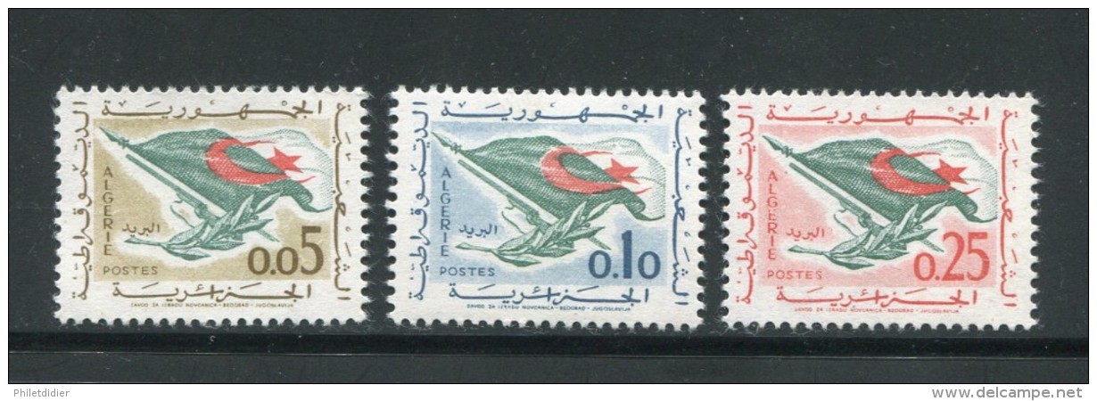 Algérie  Y&T N°369 à 371 Neufs Sans Charnière ** - Algeria (1962-...)