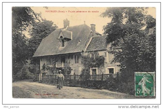 (11620-27) Fourges - Façade Postérieure Du Moulin - Fourges