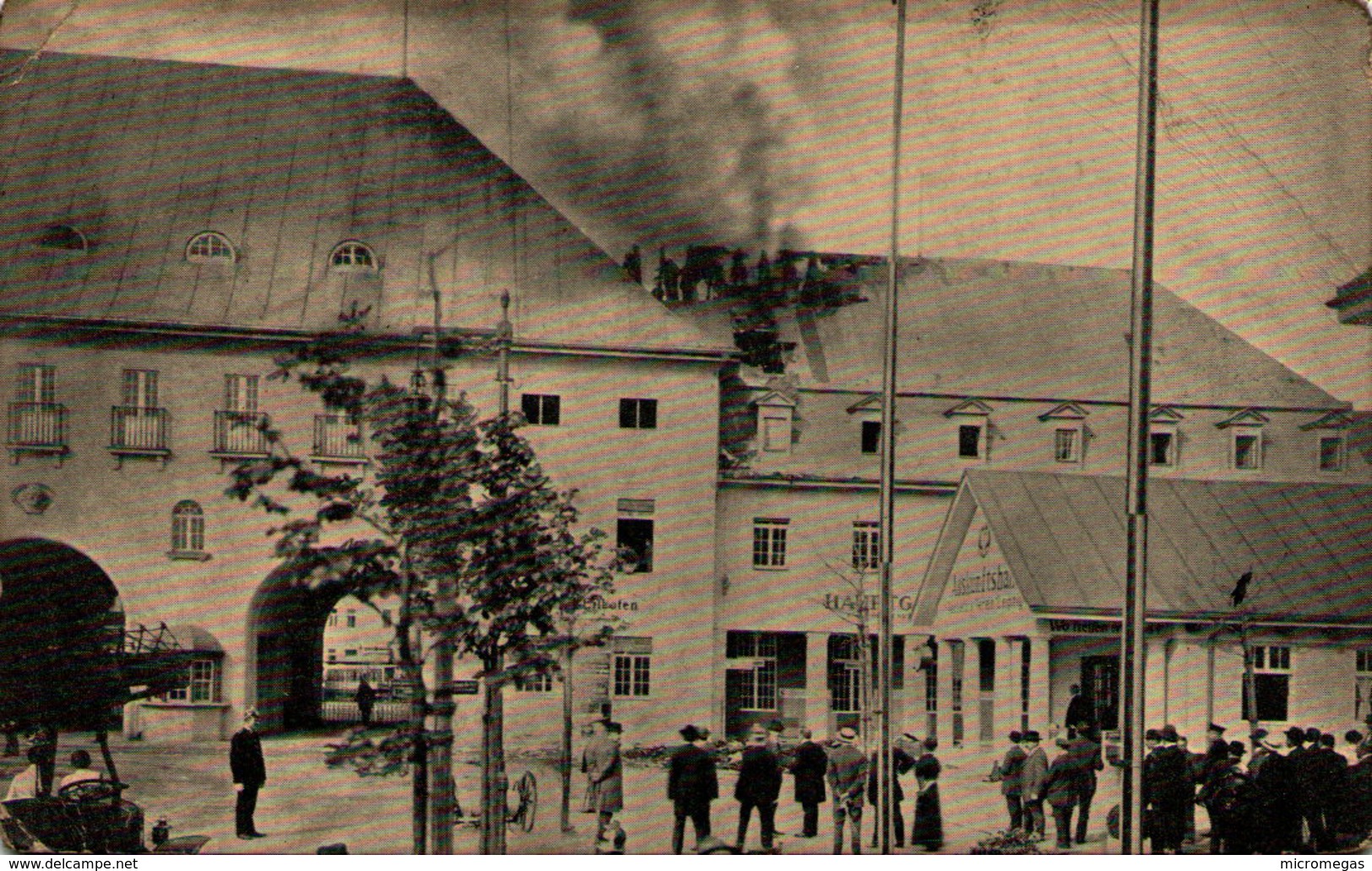 Weltausstellung Für Buchgewerbe Und Graphik Leipzig 1914 - Der Brand Des Verwaltungsgebäudes Am 22 Mai 1914 - En L'état - Leipzig