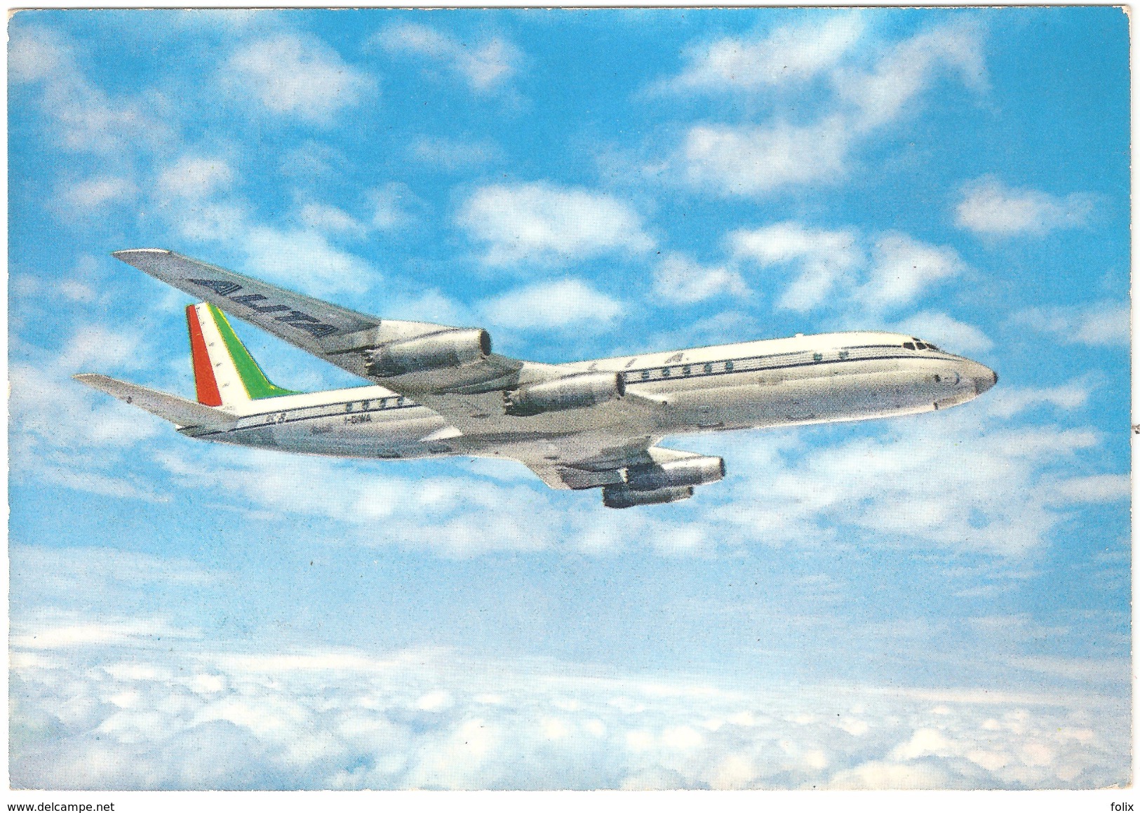 Alitalia Douglas Super DC-8 - 2 Scans - 1946-....: Moderne