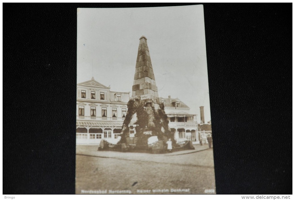 23- Nordseebad  Norderney Kaiser Wilhelm Denkmal - Norderney