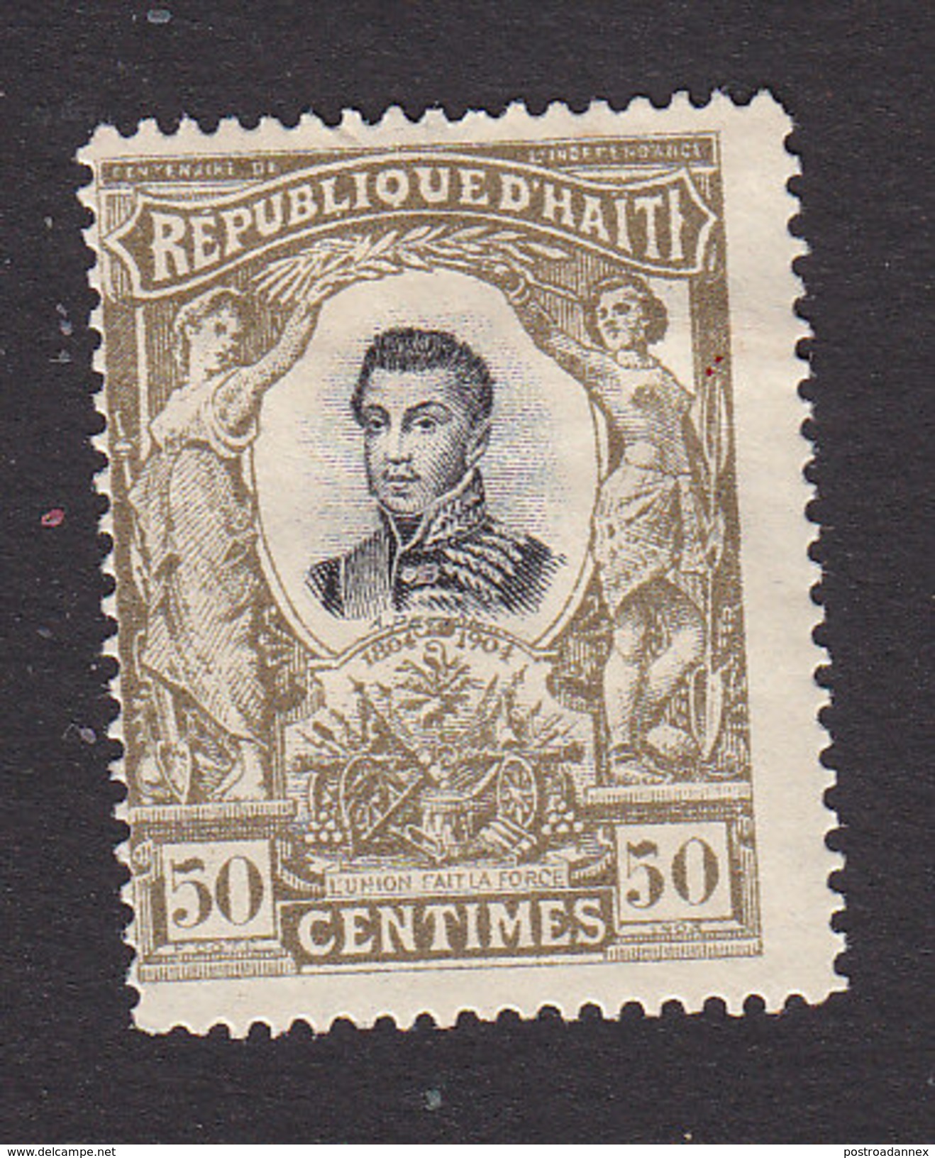 Hati, Scott #88, Mint Hinged, Pres Alexandre Sabes Petion, Issued 1903 - Haiti