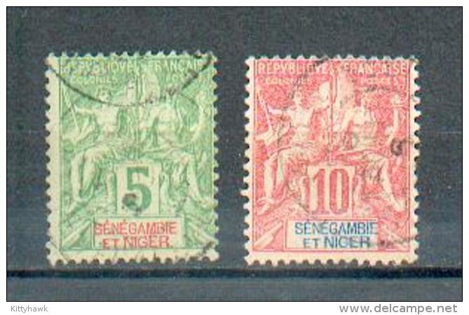 SenGambie 21 - YT 4-5 Obli - Used Stamps