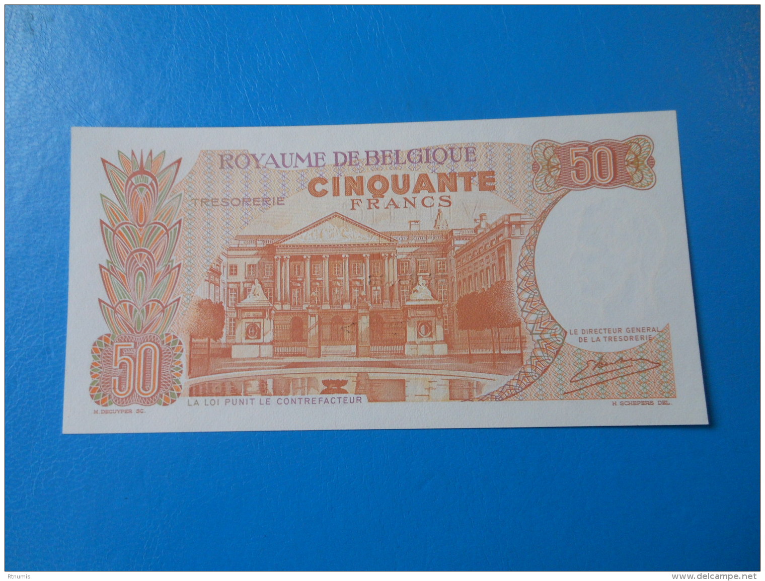 Belgique Belgium 50 Francs 1966 P.139 UNC - 50 Franchi