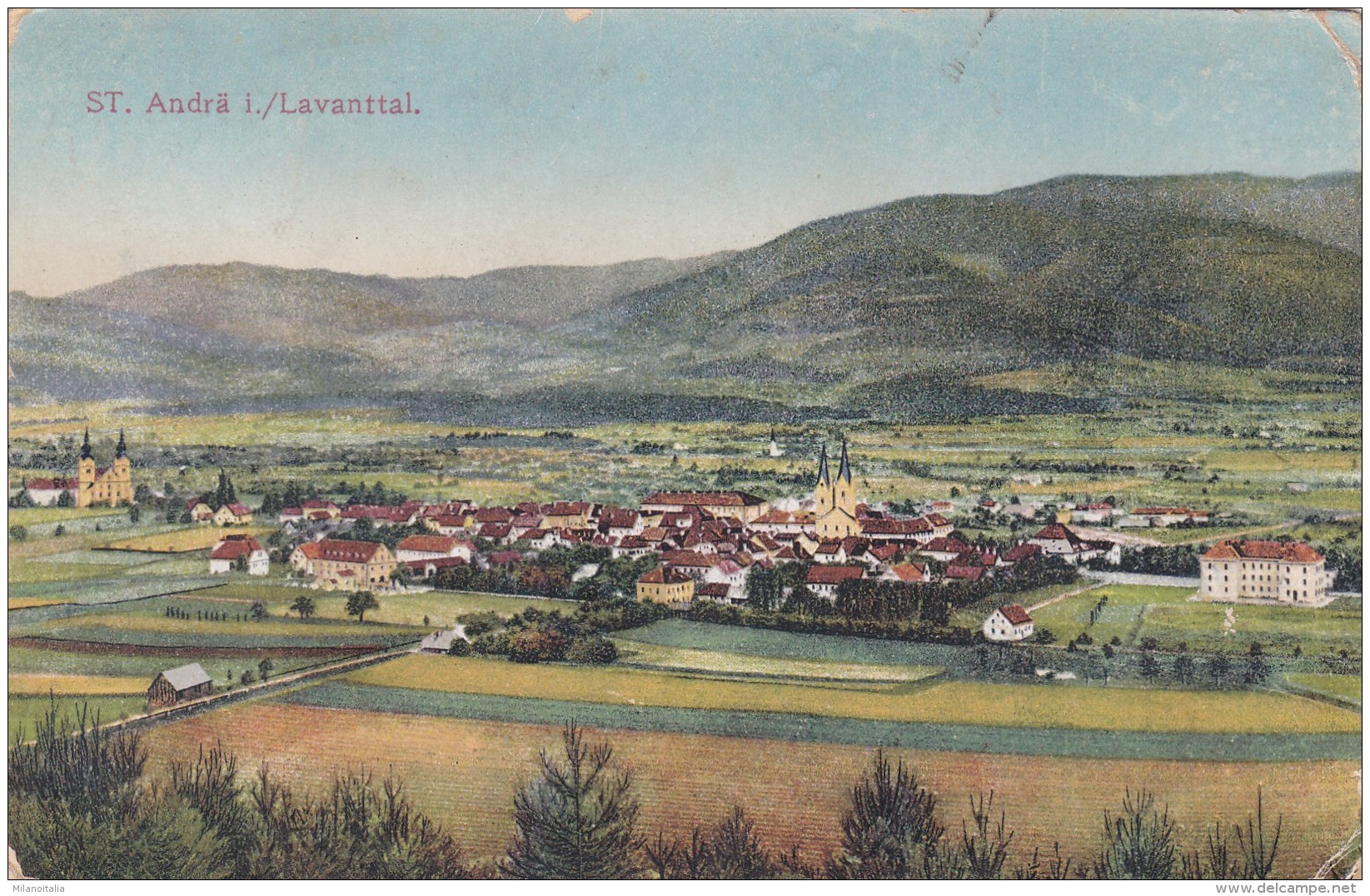 St. Andrä Im Lavanttal (1031) * Karte Von 1917 - Autres & Non Classés