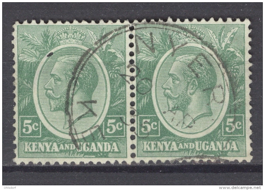 KENYA AND UGANDA 1922-27: YT 2A, O - FREE SHIPPING ABOVE 10 EURO - Kenya & Oeganda