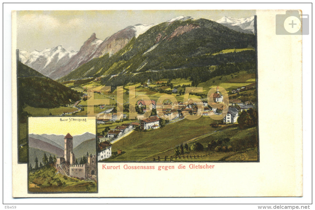 Italia, Colle Isarco, Gossensass,  (BZ), Chromo, Verso Il Ghiacciaio, Rovine Di Castel Strada (Strassberg), Nuova - Altri & Non Classificati