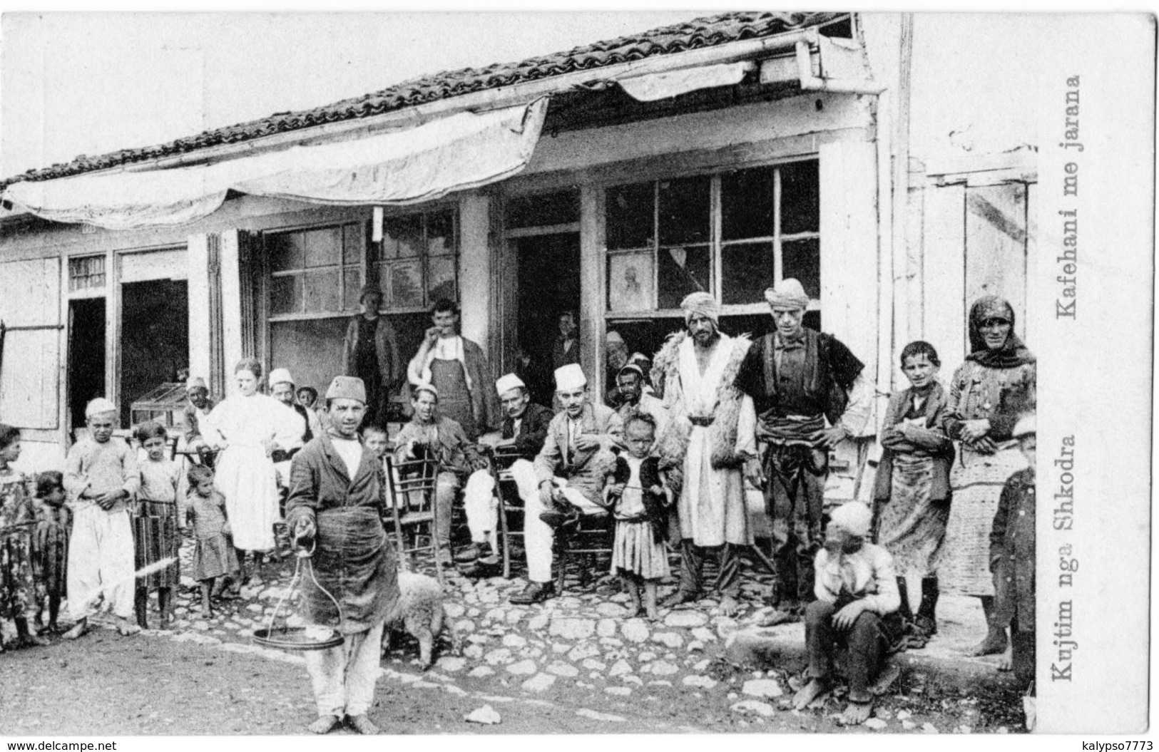 Shkodra , Skadar , Scutari , Coffee Shop , Super  Feldpost 1918 - Albanie