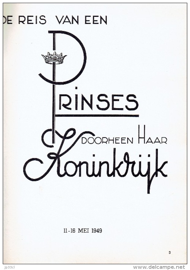 Joséphine Charlotte (Luxembourg) Voyage D'une Princesse à Travers Son Royaume 11/16 Mai 1949 Par Isy Brachot - Andere & Zonder Classificatie