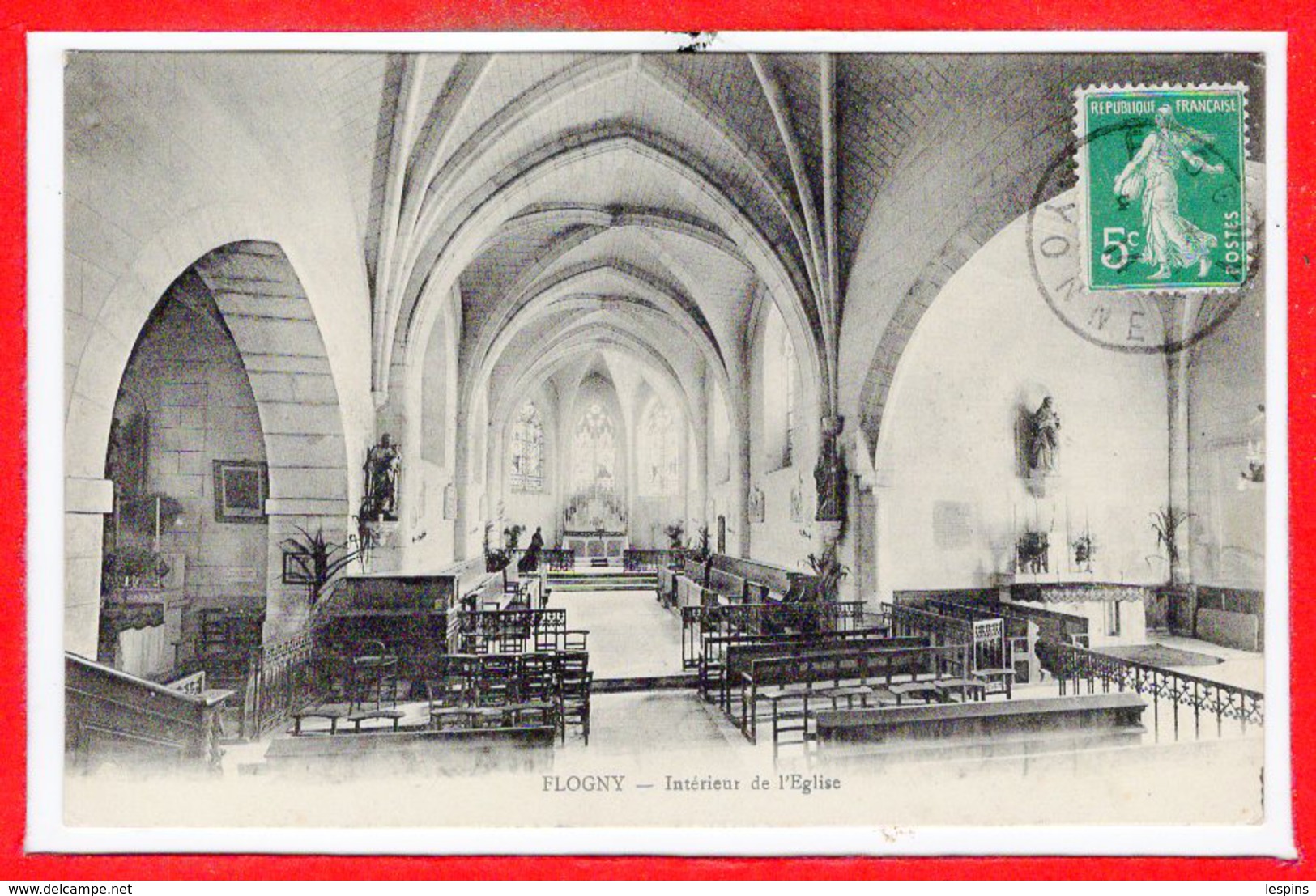 89 - FLOGNY --  Intérieur De L'Eglise - Flogny La Chapelle