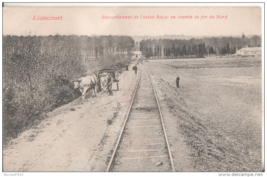 60 Liancourt  Raccordement De L'usine Bajac Au Chemin De Fer - Liancourt