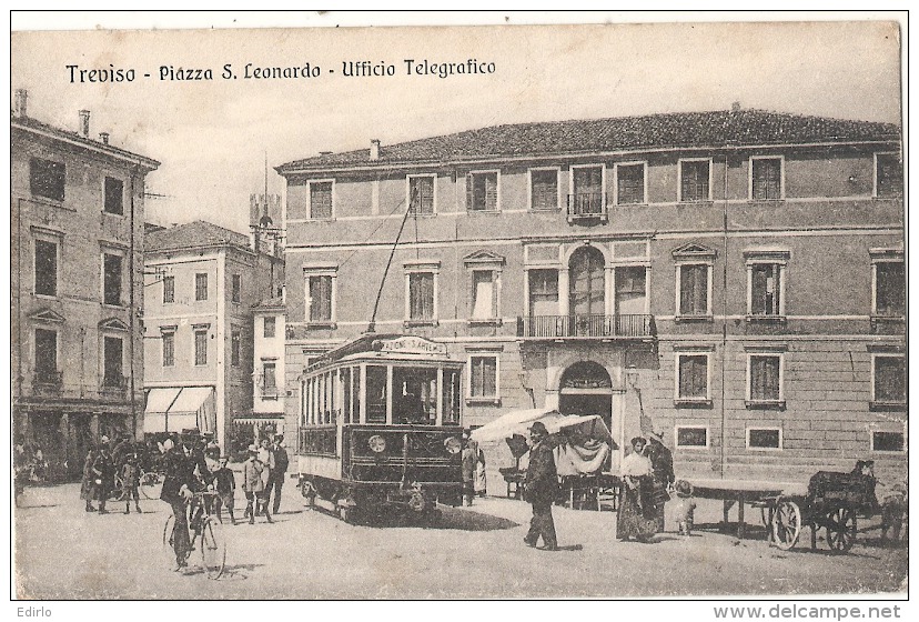 TREVISO Piazza S Leonardo Ufficio Telegrafico - Treviso
