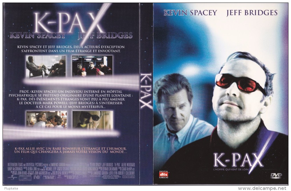 Dvd Zone 2 K-Pax L'Homme Qui Vient De Loin Édition Prestige 2 Disques Belga Home Video Dts - Sciences-Fictions Et Fantaisie