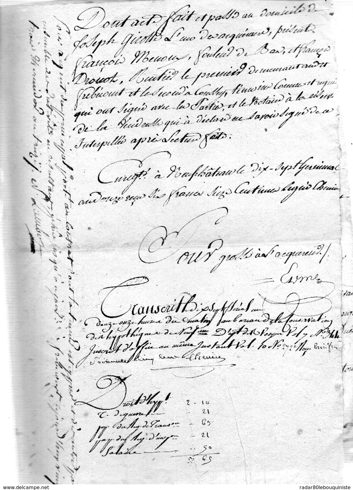 Nicolas Lambert,maréchal-ferrant Et Marie Vuillemin Son épouse.Demeurant à Frebécourt (Vosges) 17 Germinal An 12 - Historical Documents