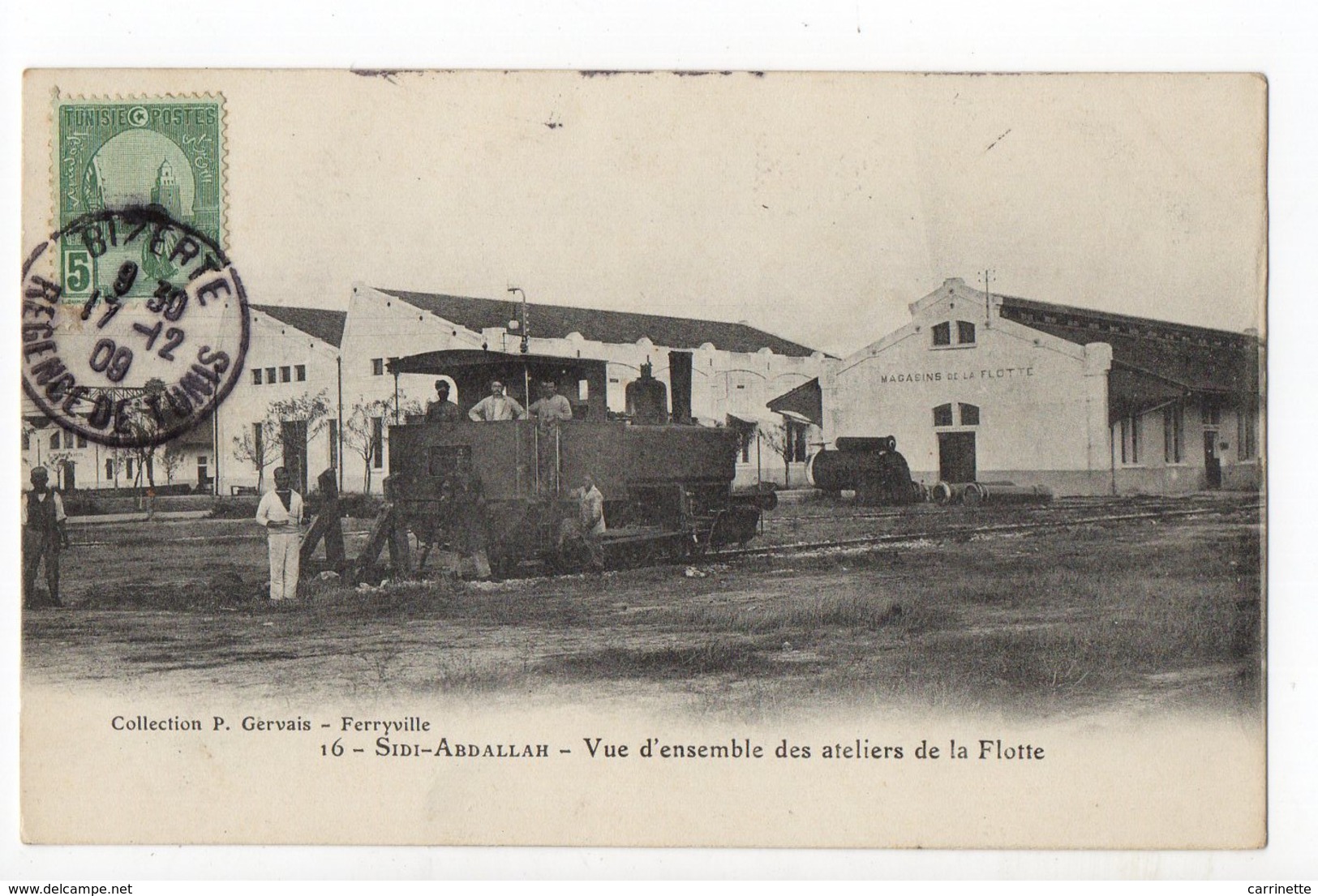 TUNISIE - SIDI ABDALLAH - Ateliers De La Flotte - Train - Tunisia