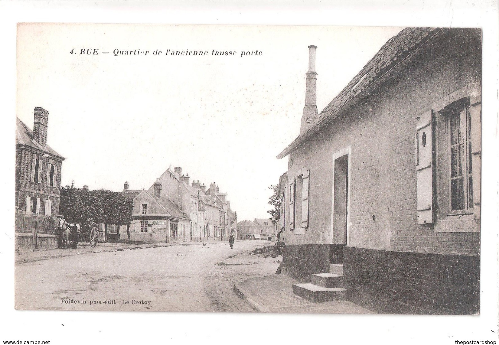 CPA 80 SOMME RUE -- Quartier De L'Ancienne Fausse Porte - Rue