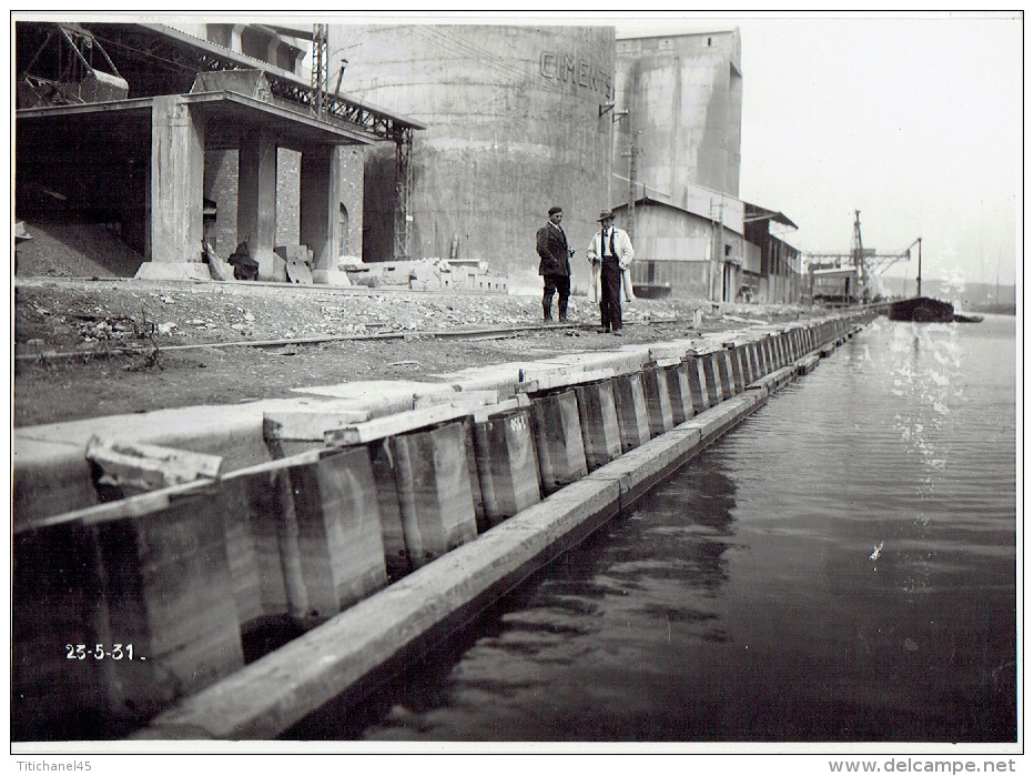 PHOTO Originale (23.5 X 15.5 Cm)  LANAYE - 23/05/1931 - CIMENTS DE VISE (Actuellement Cimenterie C.B.R.) - Visé