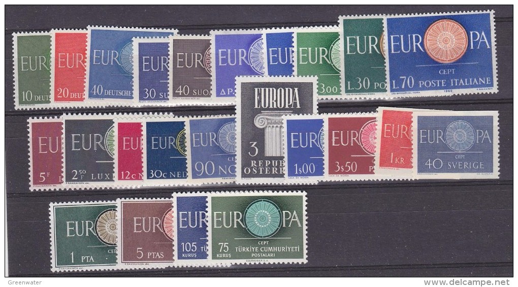 Europa Cept 1960 13 Countries ** Mnh (see Scan)  (33398) - 1960
